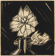 KG 1984 006
<br/>
Vaas met dahlia's
<br/>
<em>Loeber, Louise Marie ('Lou') (1894-1983)</em>
